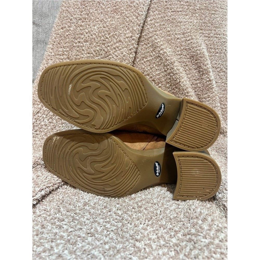 Dr. Scholl's Tan Suede Block Heel Chelsea Booties-SIZE 9 - Picture 9 of 9